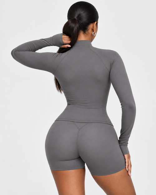EVEO Sculpt Zip Jacket Grey