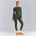 Sculpt Long Sleeve Top - Shadow Green