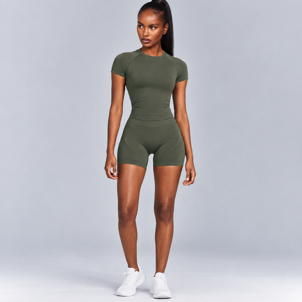 SecondSkin™ Seamless Top - Oil Blue