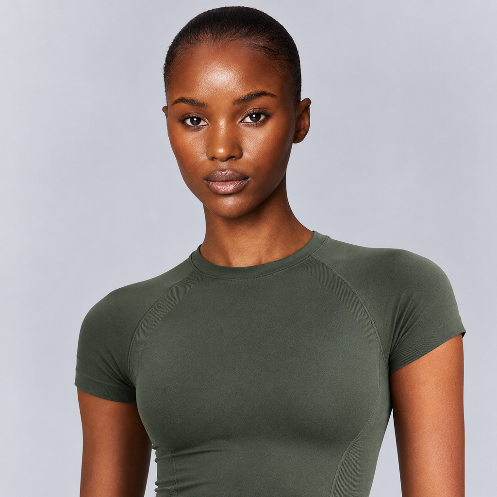 SecondSkin™ Seamless Top - Oil Blue